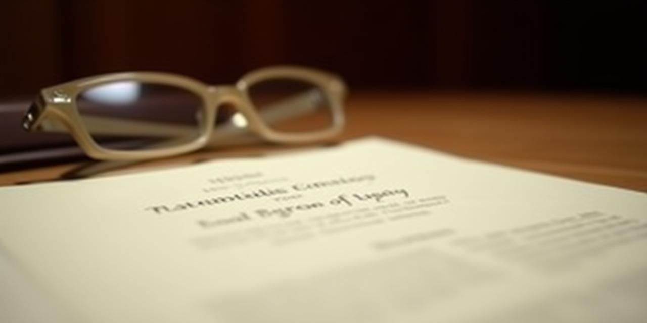 Anwalt prüft Dokumente auf einem edlen Holzschreibtisch